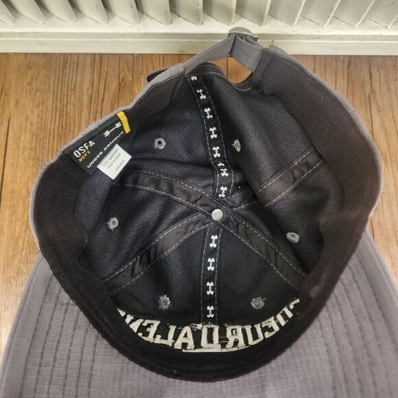 Coeur d'Alene Golf Course Under Armour Strapback Hat Cap Gray 3D Floating Green - Picture 9 of 10